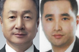 (사진=박문덕 회장(왼쪽), 박태영 하이트진로 부사장)