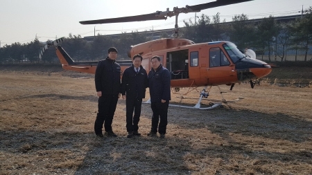 의령군, 소나무재선충병 피해 예방 항공예찰 실시