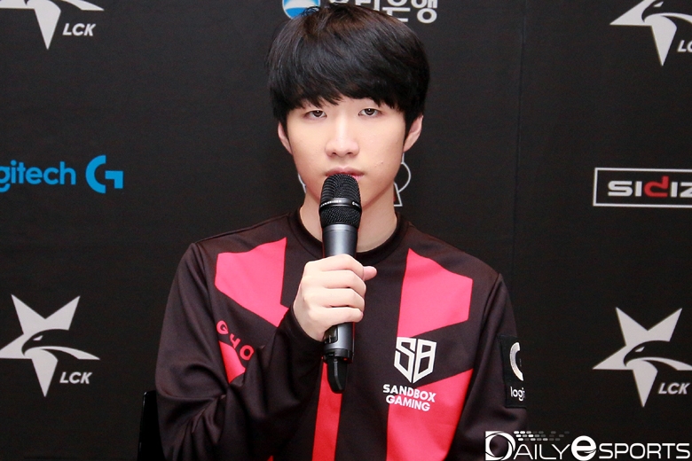 샌드박스의 원거리 딜러 '고스트' 장용준.