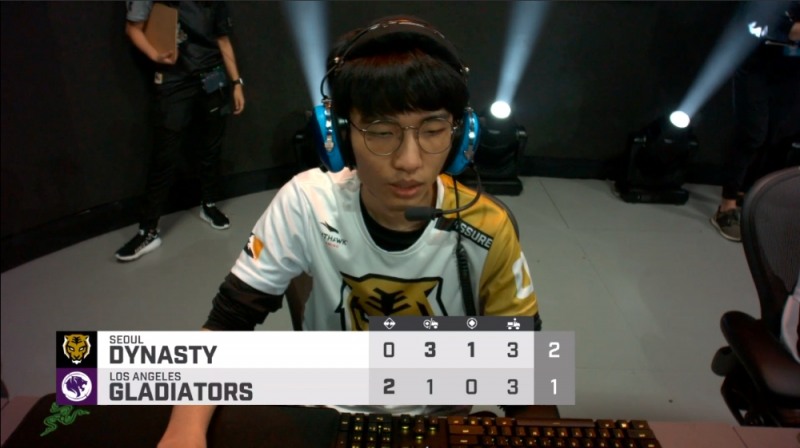 전 소속팀을 상대로 맹활약을 펼친 서울 다이너스티의 메인 탱커 '피셔' 백찬형.