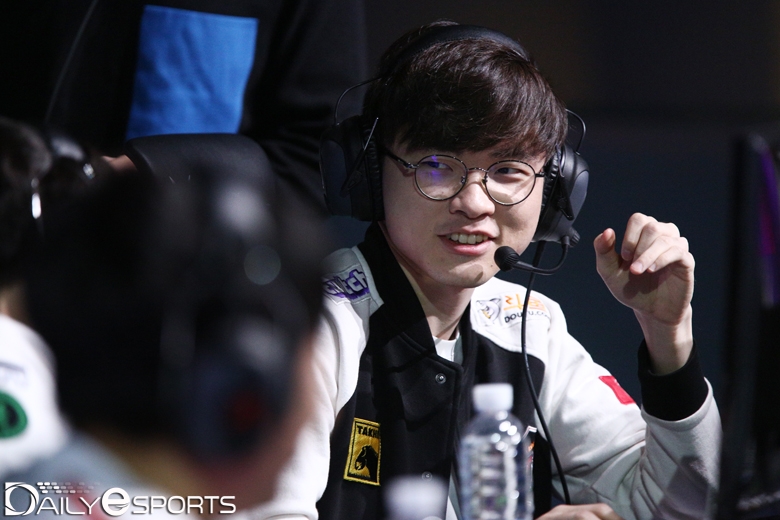 SK텔레콤 T1의 미드 라이너 '페이커' 이상혁.