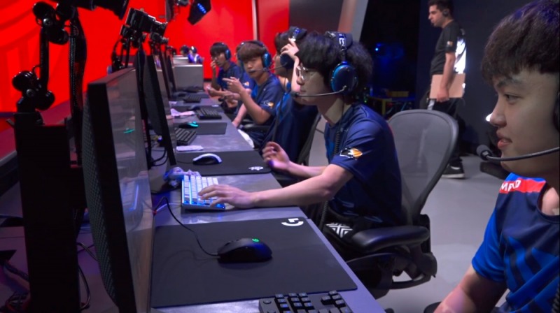 2연승을 거둔 뉴욕 엑셀시어(사진=중계방송 캡처).