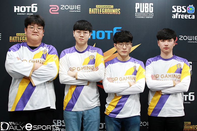 64점으로 FGS 결승전 1일차 경기에서 1위에 등극한 OP 레인저스.