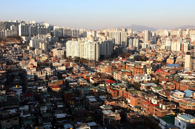 서울 성북구 빌라와 아파트 단지 모습. 사진=뉴시스