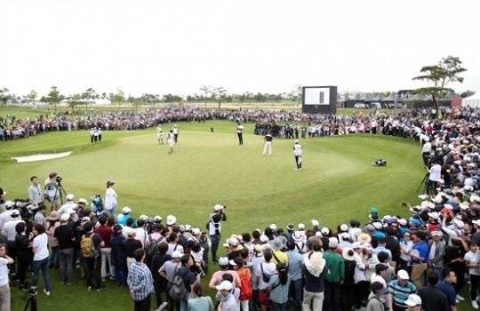 지난해 나흘간 무려 3만 878명의 갤러리를 동원, 한 대회 역대 최다 갤러리 수를 경신했던 제네시스 챔피언십. 사진=KPGA 제공