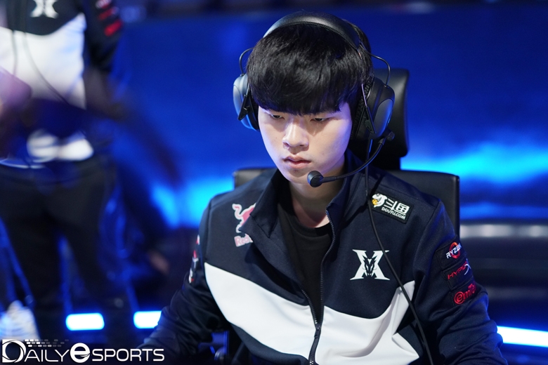 킹존 드래곤X의 '데프트' 김혁규.