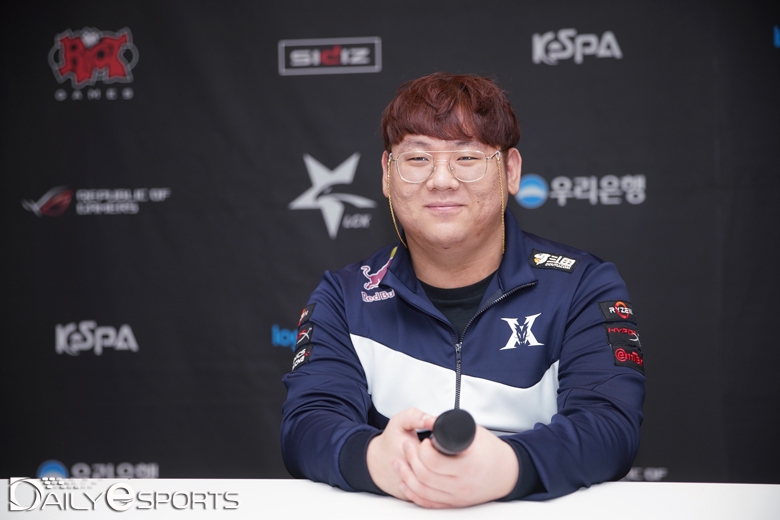 킹존 드래곤X의 서포터 '투신' 박종익.