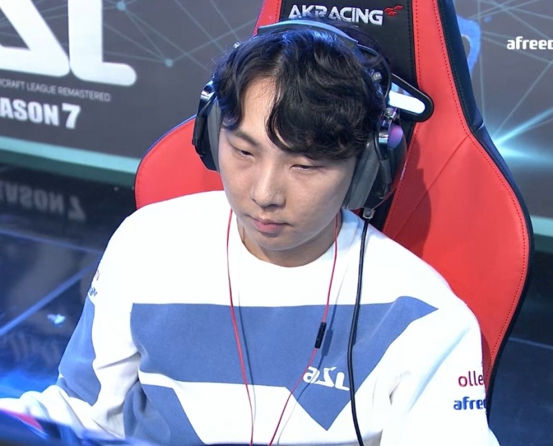 김정우(사진=아프리카TV 생중계 화면 캡처).