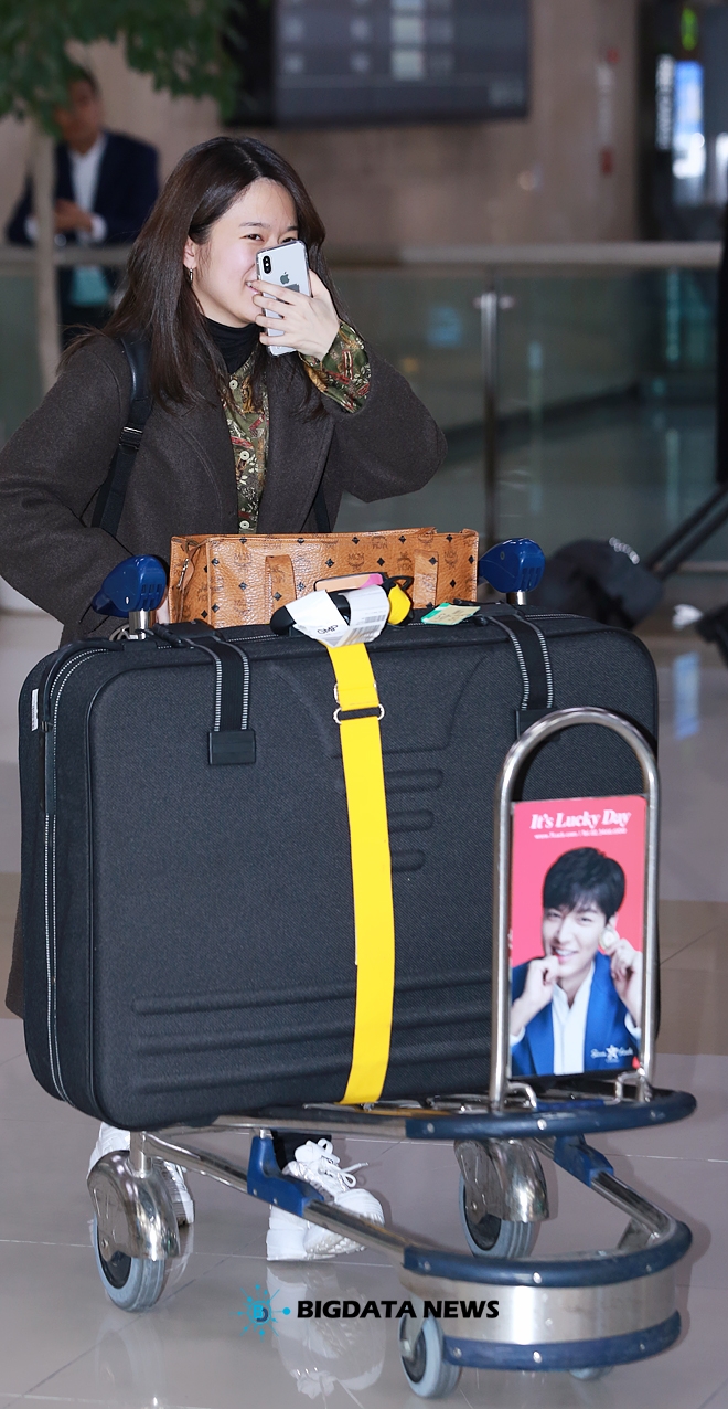 타케우치 미유, 김포국제공항 입국 현장