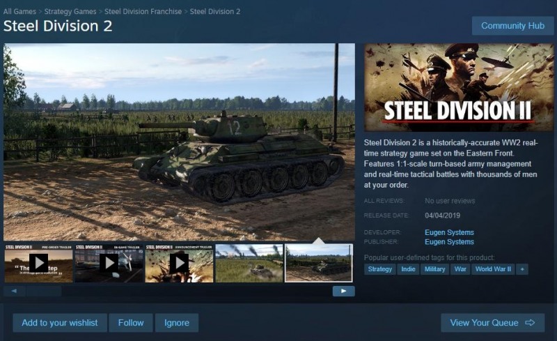 유진 시스템즈의 '스틸 디비전2' 실제 출시일은 4월4일이지만 3월부터 출시예정작 리스트에 이름을 올리기도 했다.