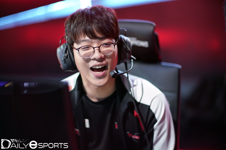 제이스로 맹활약한 kt 롤스터의 톱 라이너 '스맵' 송경호.