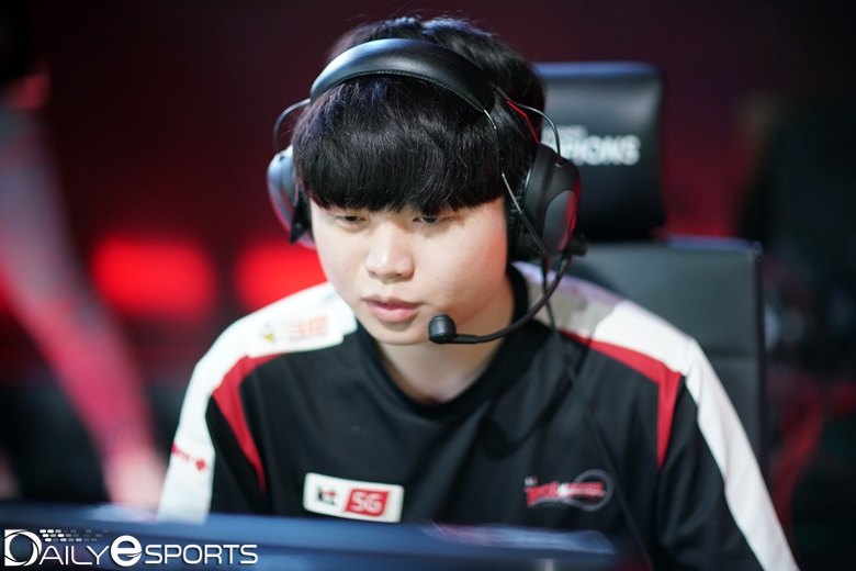 kt 롤스터의 미드 라이너 '비디디' 곽보성.