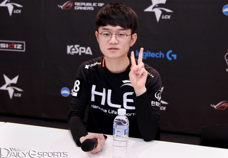 한화생명e스포츠의 서포터 '키' 김한기.