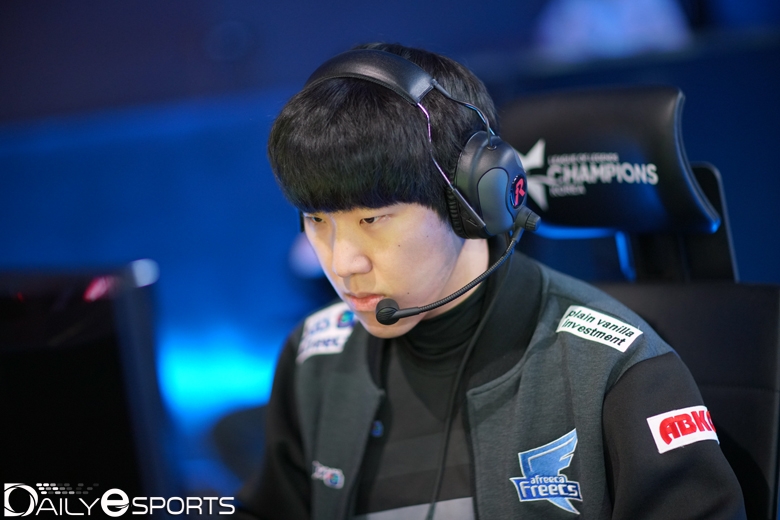 아프리카 프릭스의 미드 라이너 '썬' 김태양.