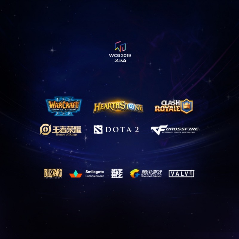 WCG, 2019년 정식 종목 6개 발표