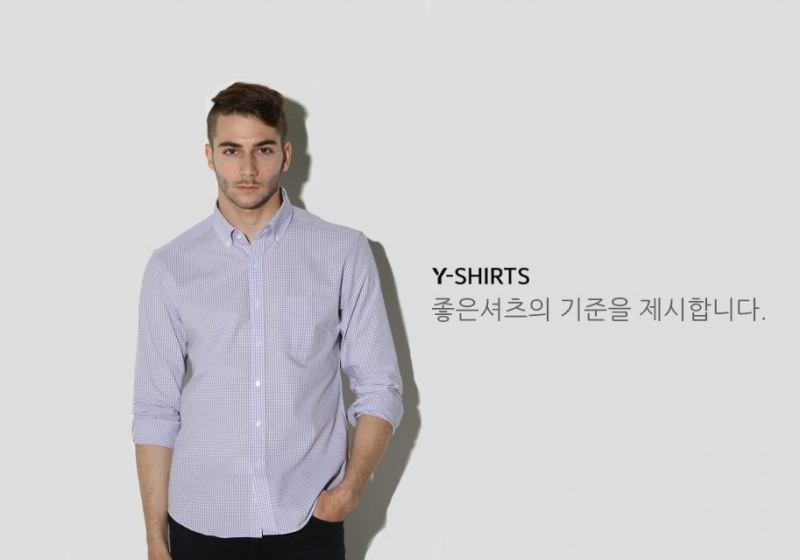 남성 셔츠 브랜드 와이셔츠(Y-SHIRTS) 재구매율 90% 이상... ‘고밀도 면 100% 원단 사용’