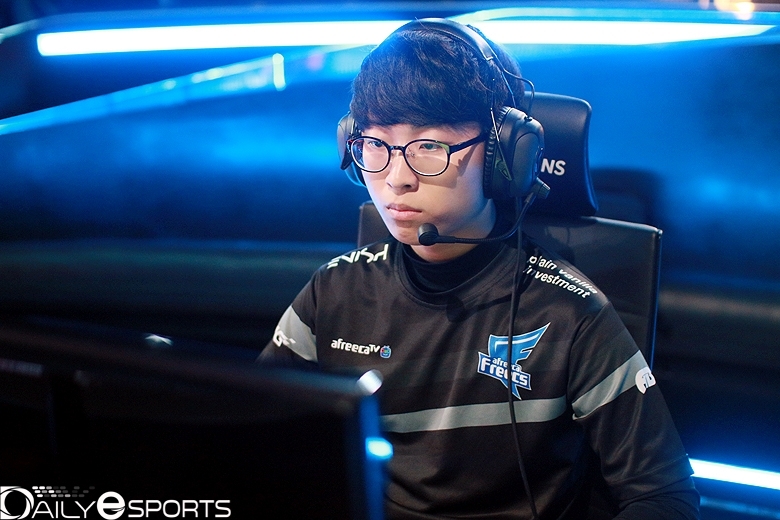 아프리카 프릭스의 톱 라이너 '기인' 김기인.