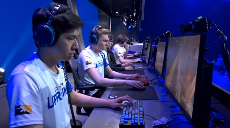 보스턴 업라이징(사진=중계방송 캡처).