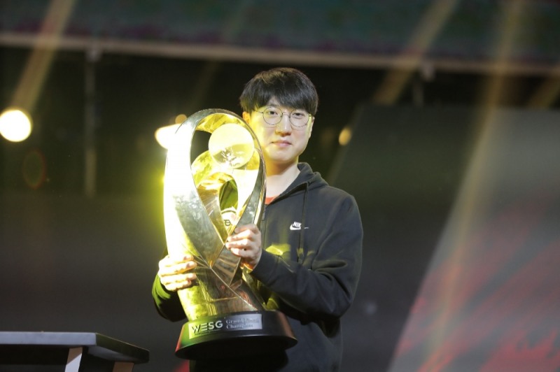 WESG에서 우승을 차지한 이신형(사진=WESG 홈페이지 발췌).