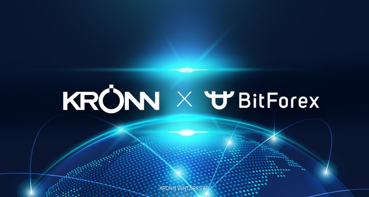 KRONN, 글로벌 암호화폐 거래소 비트포렉스 이달 25일 상장