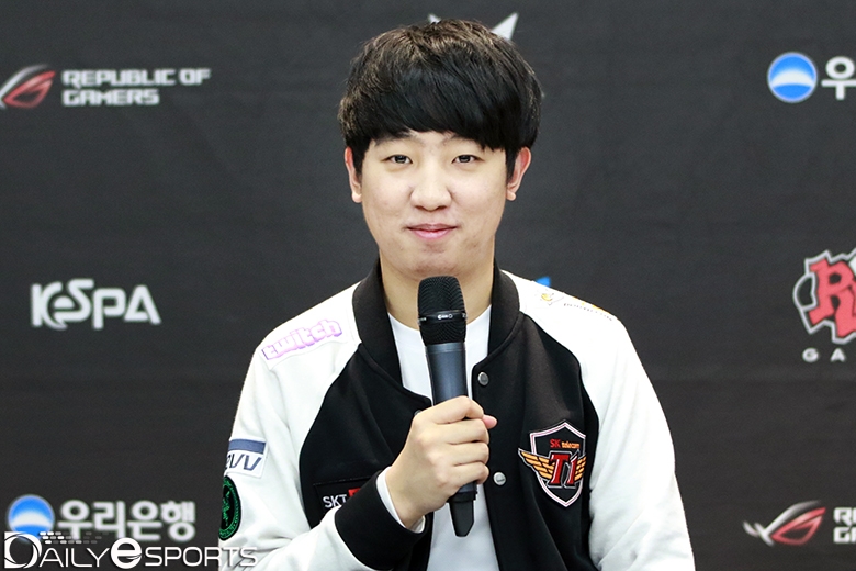 SK텔레콤 T1의 톱 라이너 '칸' 김동하.