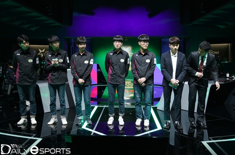 진에어 그린윙스 선수들.