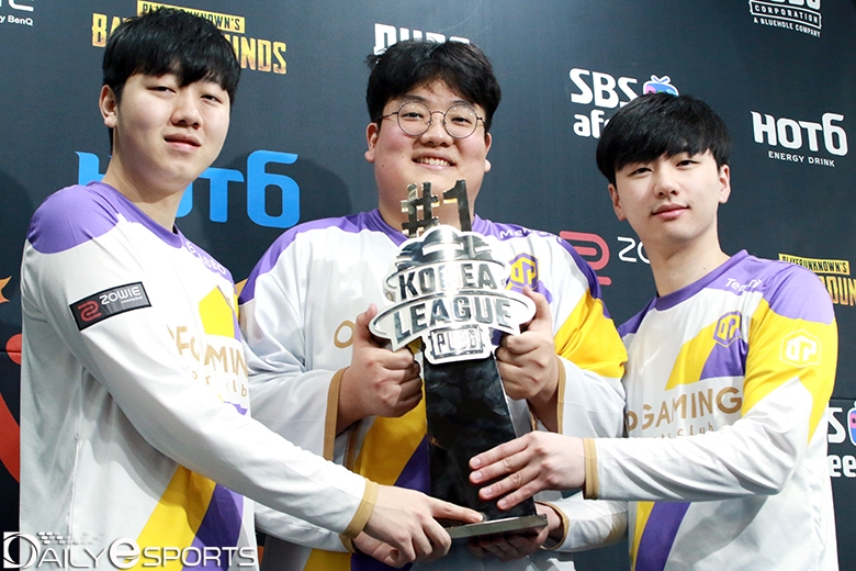 OP 레인저스 소속으로 PKL 페이즈1에서 우승을 차지한 '멘털' 임영수(가운데).