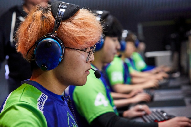 자리야로 맹활약을 펼친 밴쿠버 타이탄즈의 '서민수' 서민수(사진=블리자드 엔터테인먼트 제공).