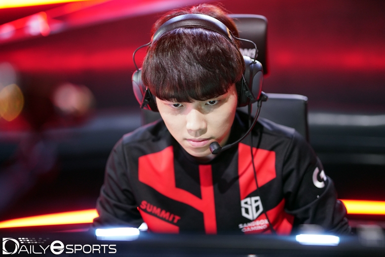 샌드박스 게이밍의 톱 라이너 '서밋' 박우태.