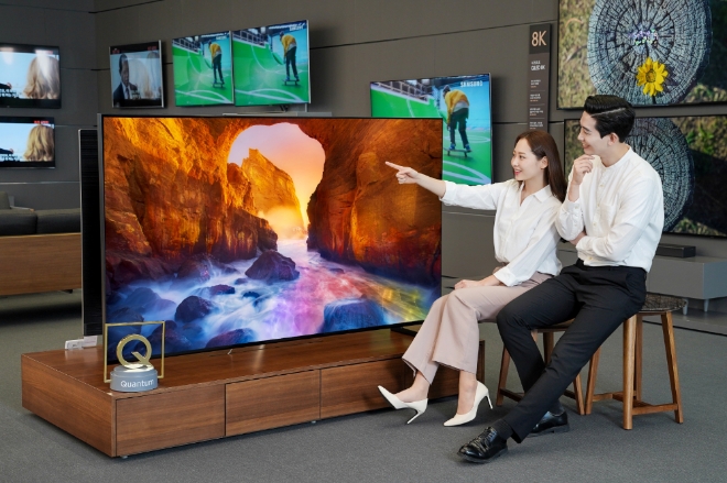 삼성전자 '한낮에도 또렷한 초고화질 화면 구현'…All New 'QLED TV' 국내 전격 출시