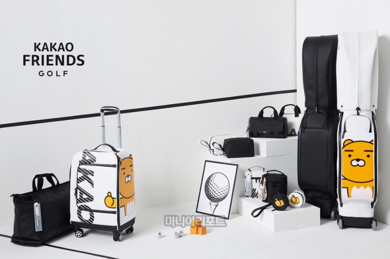 카카오프렌즈 골프 용품 이미지.