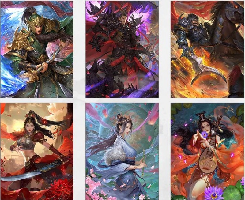 화려한 인물 일러스트는 '삼국지 인사이드'의 가장 큰 강점 중 하나다.