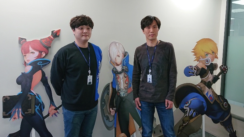 액토즈소프트 천주영 운영팀장(왼쪽)과 홍순구 사업실장.