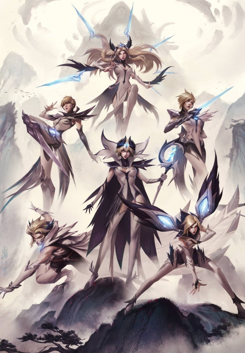 인빅터스 게이밍 선수들을 위해 만들어진 롤드컵 2018 우승 스킨.