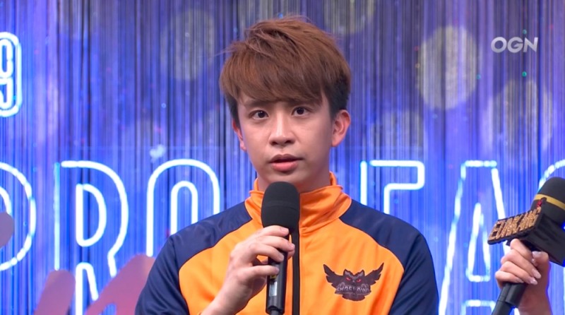 GOG의 미드라이너 'Bee' 오순언(사진=중계방송 캡처).