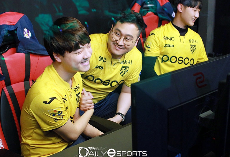 조2위를 기록한 전남드래곤즈.