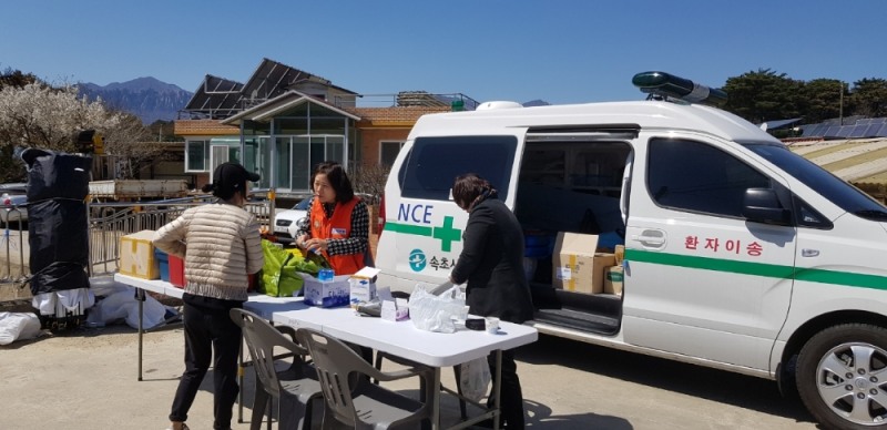 간호협회, 강원 산불 피해주민 대상 지원 활동 전개