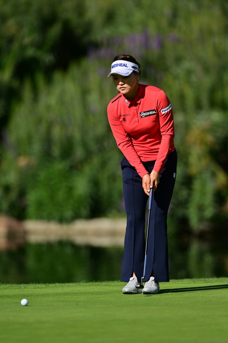 첫 올림픽을 기대하고 있는 유소연. 유소연은 2006년 아시안게임에서 금메달을 목에 걸었었다.