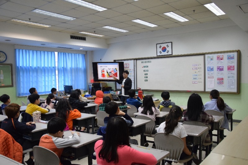 북경한국국제학교 2019년 재난 대응 안전훈련 / 사진=북경한국국제학교