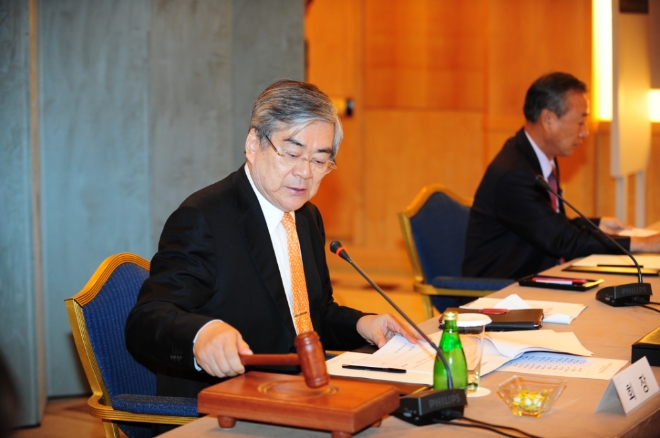 2012년 9월 18일 한국방위산업진흥회 임시이사회 모습