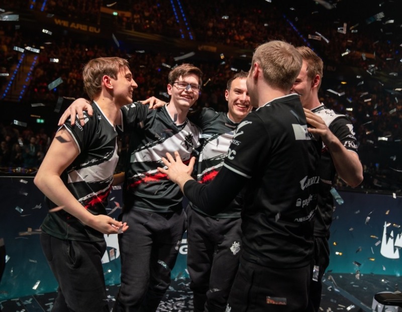 LEC 2019 스프링 우승을 차지한 G2 e스포츠(사진=라이엇 게임즈 제공).