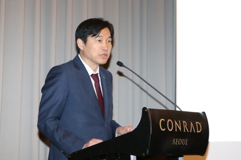 개회사 중인 이병래 사장