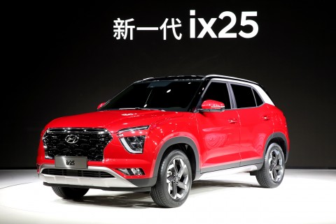 사진=현대차가 2019 상하이 국제모터쇼에서 처음 공개한 중국 전략형 SUV 신형 ix25