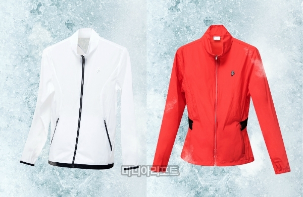 까스텔바작 매직쿨 경량 바람막이 점퍼.