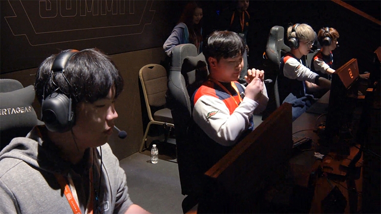 3일차 경기에서 1위를 차지한 VSG(사진=중계화면 캡처).