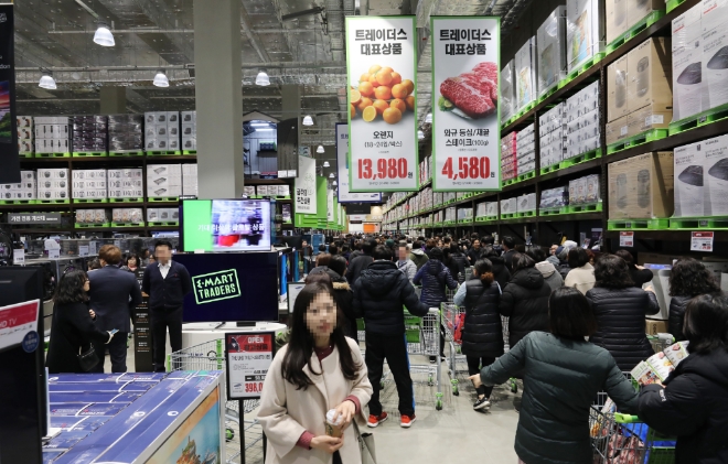 지난 3월 14일 오픈 첫날 트레이더스 월계점 매장 모습 / 사진 제공 = 이마트