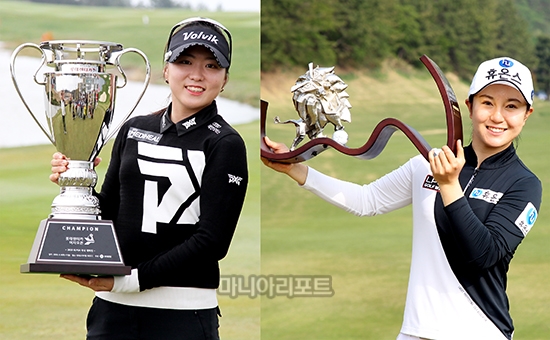 왼쪽 조아연, 오른쪽 이승연