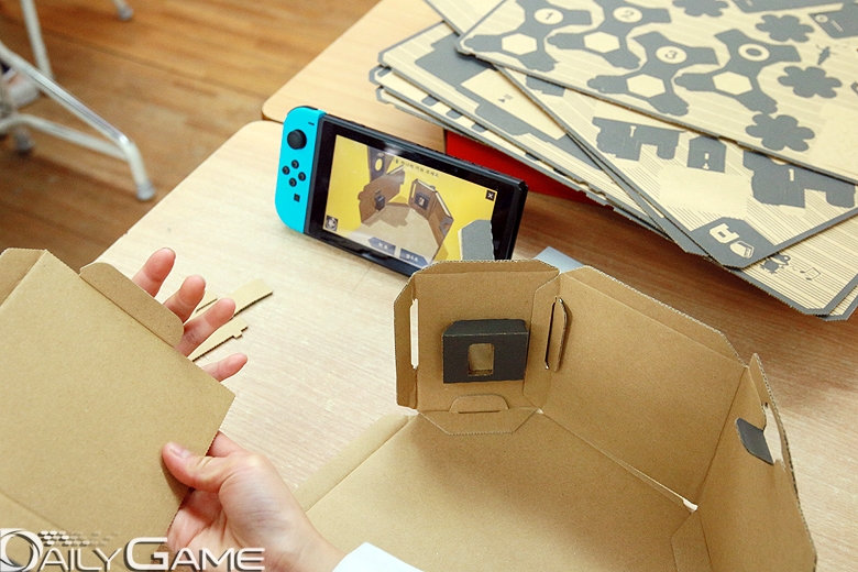 닌텐도 영상이 실물로 구현되는 모습