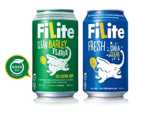 필라이트 환경성적표지 인증 /사진 제공 = 하이트진로