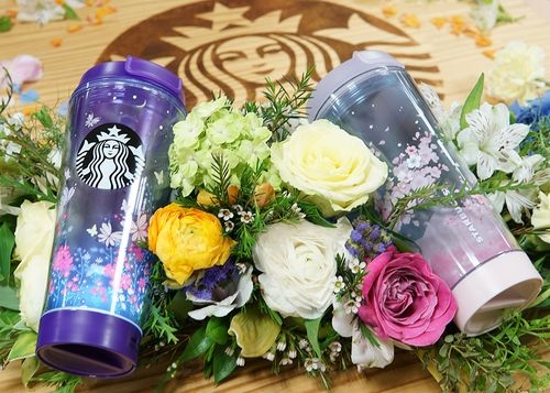 스타벅스 '서울 꽃으로 피다' 캠페인 증정 LED 텀블러/사진 제공 = 스타벅스코리아